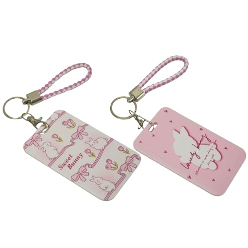 �t�H�g�J�[�h�z���_�[�L�[�`�F�[�� 54x85mm ���킢���E�T�M�v�����g PC�z���_�[ �n�[�hID�v���e�N�^�[�P�[�X�X���[�u �o�X�o���N�t�H�g�J�[�h�p 2�p�b�N