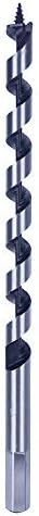 Wood Auger Bits 3/8 in. x 9 in. Screw Point Hex Shank for Wood Deep Hole Drilling
