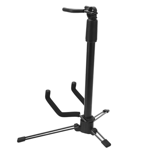 POENVFPO Folding Violin Stand, Ukulele Floor Stand Small Musical Instruments Universal for Mini Guitar Banjo Mandolin