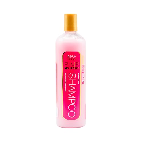 NAF Pimp My Pony Shampoo 500ml Deep Cleaning Shine-Enhancing Shampoo for Horses & Ponies Fruity Fragrance Gentle pH-Balanced Formula for Show-Ready Results