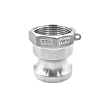 AMZLMPKNTW DN32 1-1/4 Inch SS304 Fire Fighting Coupling Irrigation Pump Hose Adapter High Flow Industrial Quick Connect joyful