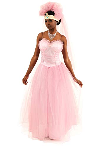 Vestido de novia de Coming to America soluciona tu disfraz original de Zamunda talla M