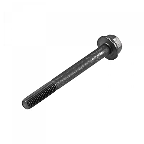 Image of uxcell Metric M6x60mm Hex Flange Bolts, 5pcs 10.9 Grade Carbon Steel Hexagon Head Screws