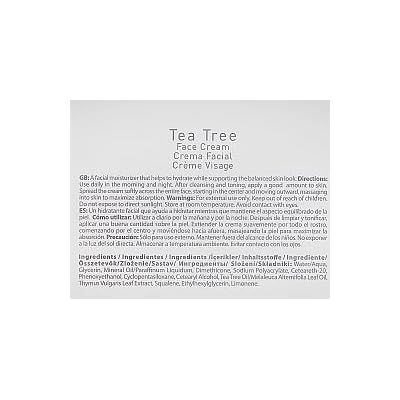 FARMASi Dr. C. Tuna Tea Tree Face Cream, Lightweight Botanical Facial Moisturizer with Tea Tree Oil, Non-Greasy Daily Hydration for Balanced Skin, 1.7 fl oz