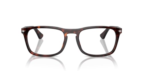 Persol PO3344V anteojos de sol cuadradas Havana/Demo Lens, 54 mm