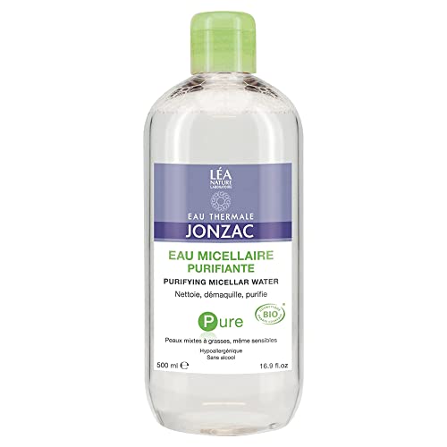 Agua micelar purificante Jonzac de 500g pour nettoyer la peau au quotidien