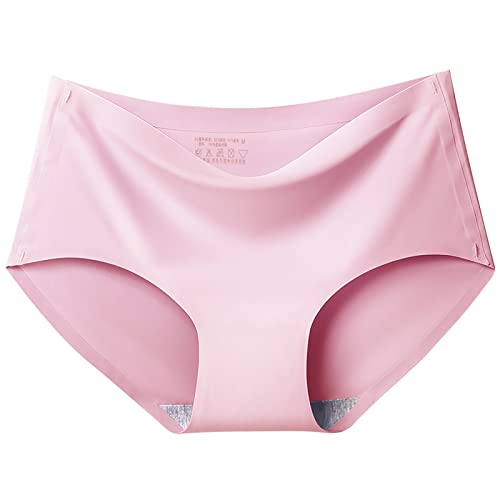 Calzoncillos Ropa Interior de Algodón Slip Personalizado Letra Logo Cintura Baja Tangas a Rayas No Show Bikini Tangas Personalizadas Ropa Interior Mujer Bragas Tangas de Algodón, Rosa., XL