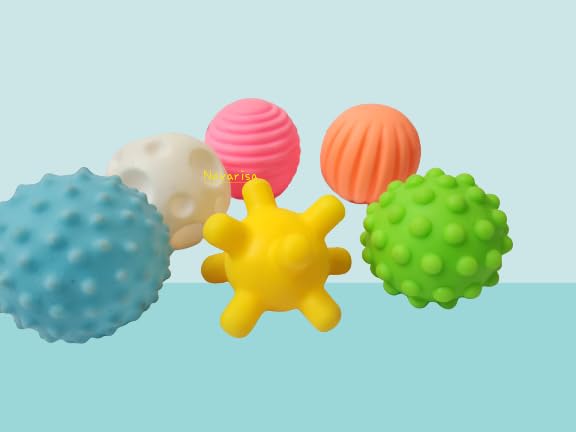 CUTEPIRATe Sensory Balls Toys | Colourful Squeaky Ball for 3Months -1 Year Babies for Brain Development Soft PVC Toys for Babies Kids Infants (Squash, Multicolored)(Pack of 6) (B0CK25NN76) Amazon Price History, Amazon Price Tracker