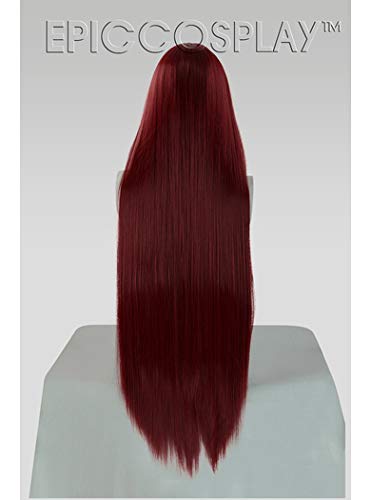 Miniatura 3 de Epic Cosplay Persephone Peluca larga y recta roja borgoña de 40 pulgadas (12BR)