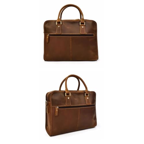 Genuine Leather Luggage Briefcases Laptop Bags Mens Handbags Carrying Cases Messenger Shoulder Bags2