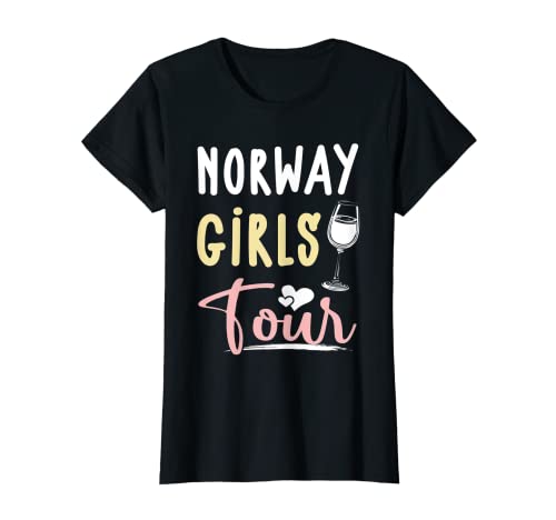 Mujer Norway Girls Tour | Viaje Fiesta Vacaciones Camiseta