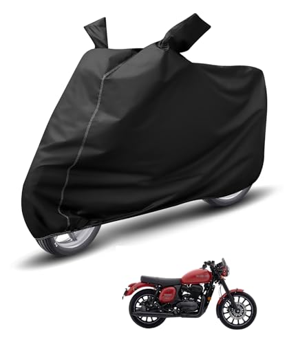 Image of Auto Hub Waterproof Bike Cover Compatible with Jawa 42 Dustproof, UV Protection Two Wheeler Bike Jawa 42 Cover - Black