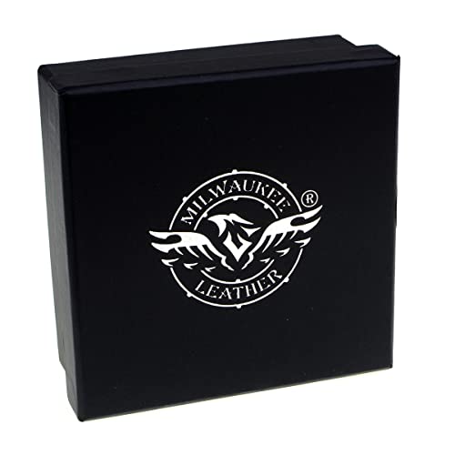 Milwaukee Leather MP7108 Men's Don't Thread On Me Black Leather Belt w/Interchangeable Buckle - 1.5 inches Wide4