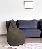 Photo Gallery talamo italia - pouf abdog, poltrona multiuso, poltroncina sacco, pouf poggiapiedi, made in italy, 90x90 h120 cm, beige Photo Gallery talamo italia - pouf abdog, poltrona multiuso, poltroncina sacco, pouf poggiapiedi, made in italy, 90x90 h120 cm, beige