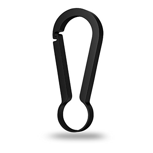 NUBARKO Keychain Carabiner Hook Key Clip, Quick Release Titanium Spring Snap, Super Lightweight （2.3