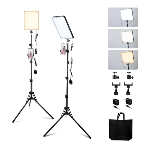 Luces de estudio LED para grabar videos con el móvil y mejorar la iluminación de tus vlogs