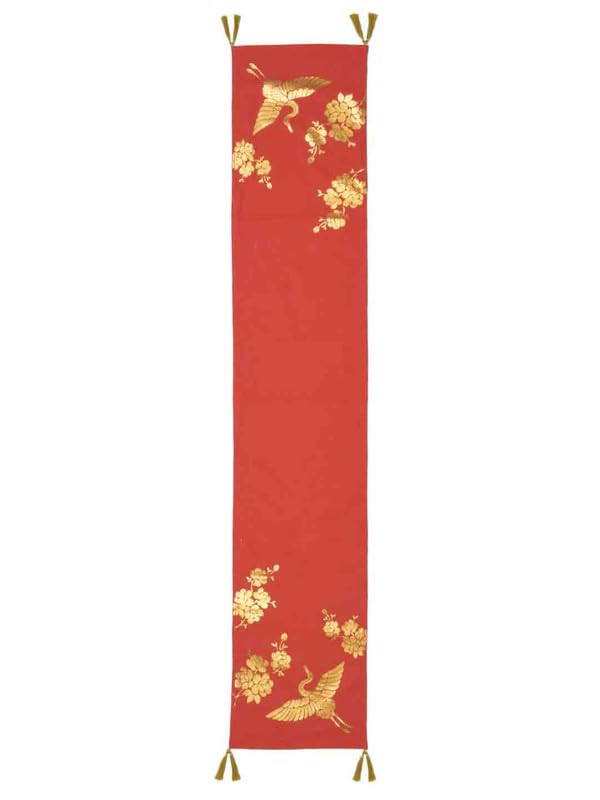 Image of Blanc 9 Isla Home & Kitchen Pure Cotton Printed 4 /6 Seater Table Runner|(33x182) cm