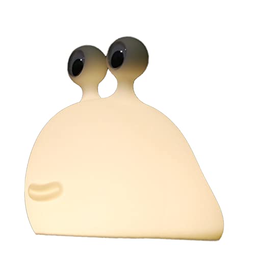 Lámpara de mesa de noche de silicona Fafeicy con sensor táctil