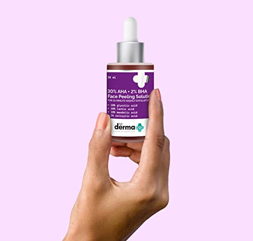 The Derma Co Repairing,Exfoliating 30% AHA + 2% BHA Face Peeling Solution- 30 ml(dermaco) - Image 2