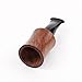 MUXIANG Pearwood Wooden Cigar Mouthpiece Tips Portable Cigar Holder Size 53-57 Gauge Ring