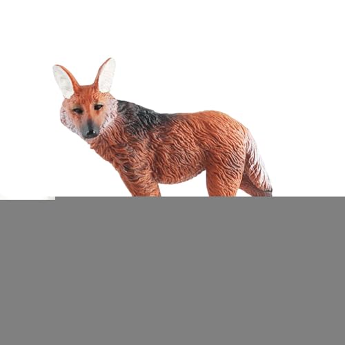 Genérico Spielzeug mit wildem Wolf | Realistisches Waldtier Wolf Figuren Spielzeug | Modell Wildkinder Fantasie Spiel,