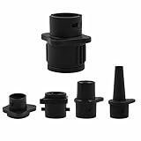 Adaptador Bomba Aire Inflable Convertidor - Accesorios Válvula Portátil con 5 Convencional Boquillas Gas para Stand Up Surf Paddle Board Cama Barco Tabla Electrica, 5 Pcs