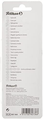 Pelikan 807364 - Gomma con cancellino, 4 colori