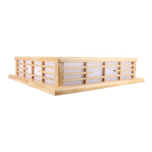 Ausla Luce del Tetto in Legno Regolabile per il Soggiorno, Materiale Premium con Stalloni Commerciali, Viventi o Commerciali