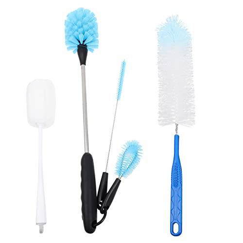 Beavorty 4pcs Straw Brush Cleaning Brush Portable Cup Brush Cup Cleaning Tool Cup Cleaning Brush Bottle Brush Bottle Cleaner Handled Brush Cleaner Glassware Brush Glass Cup Washer