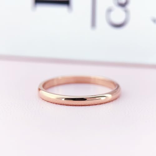 2mm Wedding Bands, 2mm Womens Band Ring, Wedding Rings for Women4