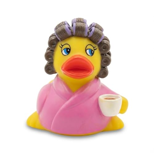3' Coffee Lover Rubber Duck [Floats Upright...