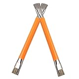 YOSADIER 2個 携帯電話用マザーボード清掃ブラシ 静電気防止設計のダブルヘッド電子基板用小型ダストブラシ クリーニングにでデバイス保護