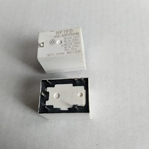 Relais HF7FD 012-1ZPTF 12V 12A 6 broches inverseur un ensemble de transformations x5