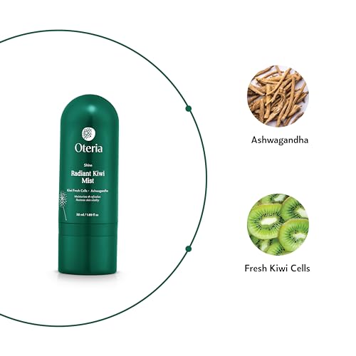 Image of Oteria Radiant Kiwi Mist (50Ml) | Face Mist For Glowing Skin | All Skin Type | For Men And Women