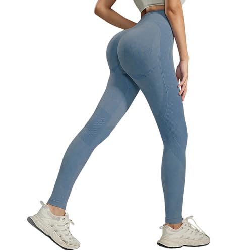 Legging sans couture push up avec tissu opaque anti-frottement