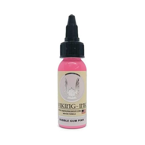 Viking-Ink BW Tinta BUBBLE GUM PINK para tatuaje 30ml Cover