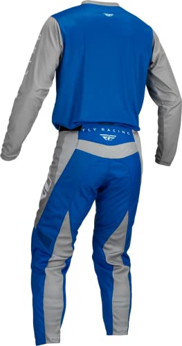 Fly Racing 2023 F-16 Blue/Grey Adult Moto Gear Set - Pant and Jersey Combo Men's Medium Jersey/30'' Waist Pant