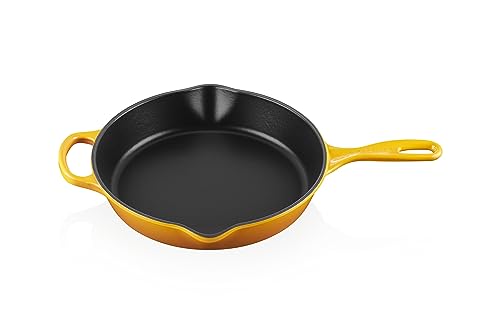 Le Creuset Sartén skillet alta de hierro fundido, 26 cm, 2 litros, Nectar, 20187266720422