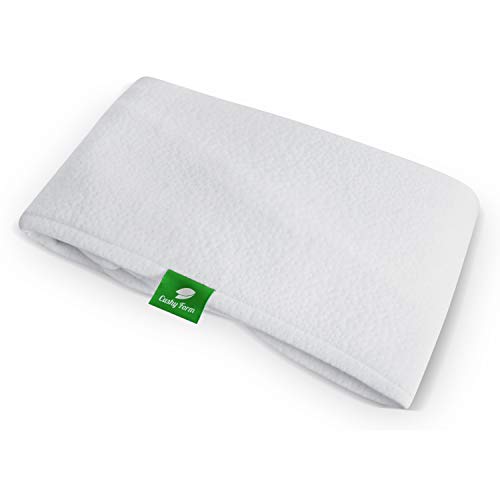 Bed Wedge Pillow Replacement Cover - Fits Cushy Form 10 Inch Wedge Pillow - Hypoallergenic, Machine Washable Case (Replacement Cover ONLY 10