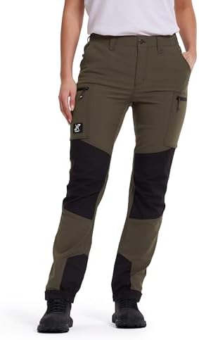 RevolutionRace Nordwand Stretch High-Waist Outdoor Hose für Damen. Robuste und langlebige Wanderhose und Trekkinghose Mit hoher Taille für alle Outdoor-Aktivitäten