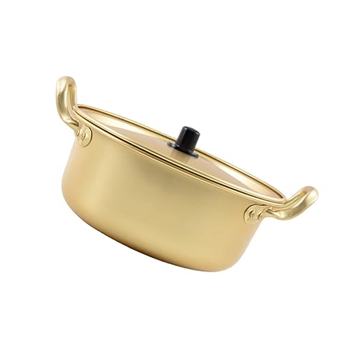 Mikinona Olla de Cocina de Aluminio Multifuncional de Calentar Fideos Instantáneos y Comidas Casa sin Utensilios