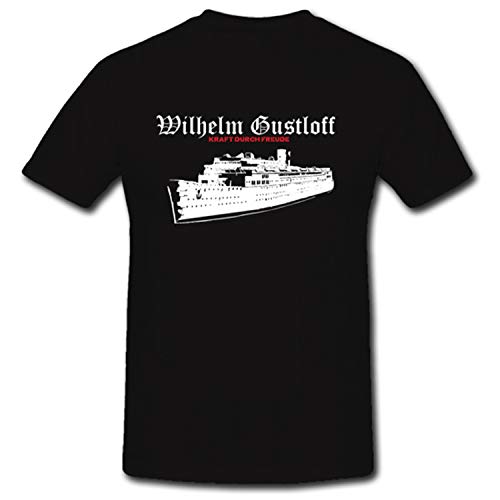 Bateau de croisière Wilhelm Gustloff 914 t-shirt noir pour vos sorties