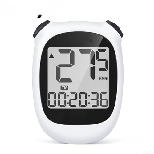 GPS pour compteur de vitesse sans fil rechargeable USB avec écran de 1,6"