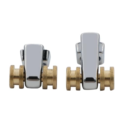 image for OVSAL Pack of 2 Brass Roller String Retainer for Electric Guitar Strin