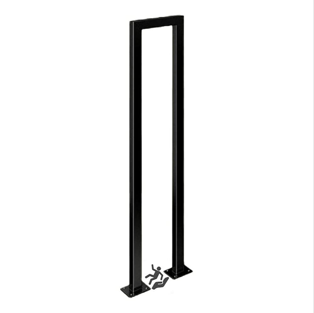 Main courante d'escalier en fer noir 95cm style loft rétro