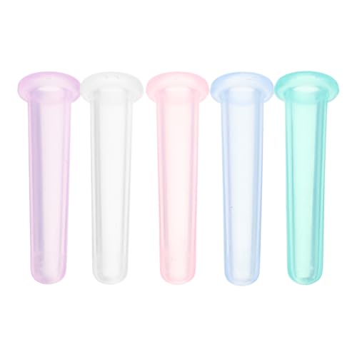 5pcs Silicone Facial Cupping Cups for Eyes Therapy, Anti-Aging Face Cupping Set, Vacuum Massage Jars for Fine Lines and Dark Circles, Assorted Colors
