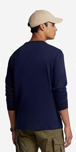 POLO RALPH LAUREN Men’s Polo Ski Cotton Long-Sleeve Tee (Navy, M)4