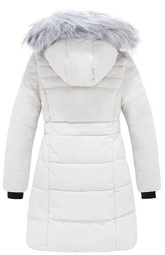 Image of ZSHOW Girls' Long Winter Coat Waterproof Warm Puffer Jacket Hooded Parka