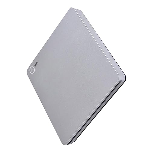 HOMSFOU 1 Juego Grabadora De DVD USB 3.0 Grabadora De DVD Externa El Plastico Silver