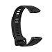 Produktbild MuSheng Armband Für Huawei Band 2 / Band 2 pro, Weiches Verstellbare Silikon Sports Ersatz Armbänder Damen & Herren Band handschlaufe für Huawei Band 2 / Band 2 pro smart Watch (Schwarz)